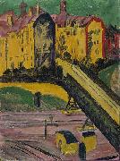 Ernst Ludwig Kirchner View from the Window France oil painting artist